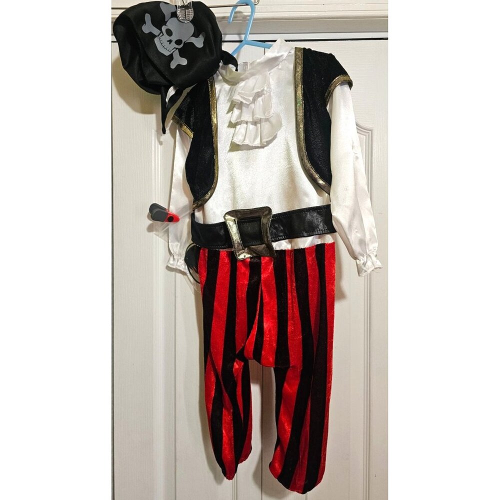 inCharacter Baby Pirate Costume 18-24 M Little Buccaneer Halloween Toddler Party